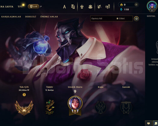 TR GOLD 4 S11 HESABI