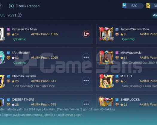 Mobile legends Sıralamaya Kasmalık Ekip