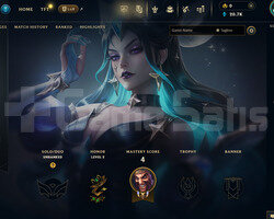 EUW Unranked | 2 Kostüm - 20K Mö | LoL Hesap