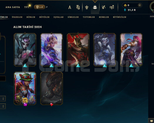 EUW HANDMADE PLAT 1 I 31 ŞAMPİYON - 7 KOSTÜM 21KBE