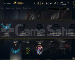 EUW HANDMADE PLAT 1 I 31 ŞAMPİYON - 7 KOSTÜM 21KBE