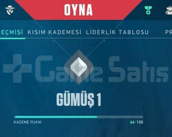 TR SUNUCULU GÜMÜŞ 1 VALORANT HESAP