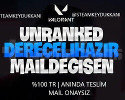 RANKED HAZIR UNRANKED | MAİLSİZ |+20LEVEL | TR