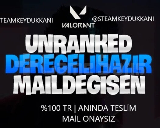 RANKED HAZIR UNRANKED | MAİLSİZ |+20LEVEL | TR
