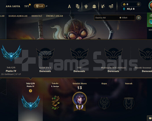 EUW PLAT 4/75WR/40K MAVİ ÖZ/BOL GANİMET/TAKDİR 2