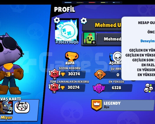 2019dan kalma hesap bir çok efsanevi ve skin