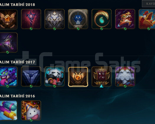 2016 KURULUM DEMIR 4 LOL HESABI