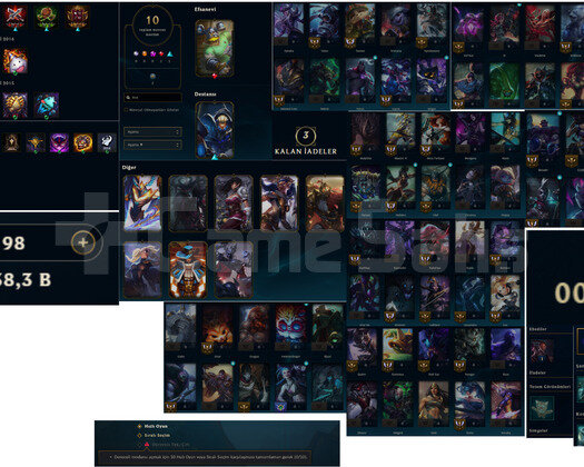 36 LVL 79 Hero10 Skin 38k M.Ö 100 Güven Anında T.