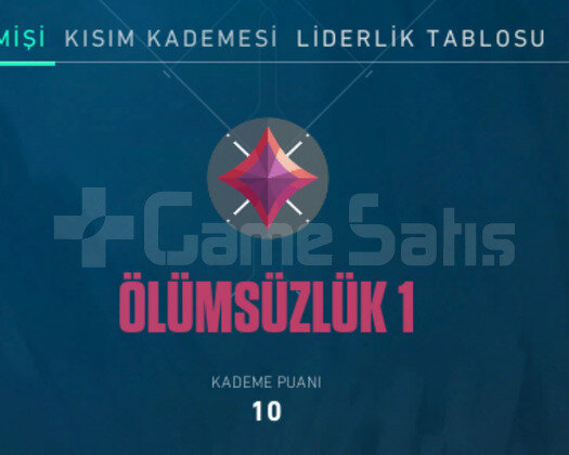MMR YÜKSEK İMMORTAL HESAP