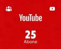 YouTube 25 Abone