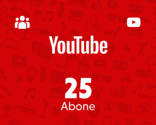YouTube 25 Abone