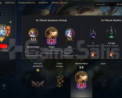 EUW DEMIR 4 0 LP - 280K TEEMO - 50K MAVİ ÖZ