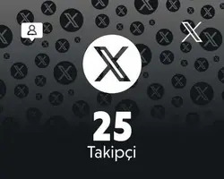 Twitter (X) 25 Takipçi