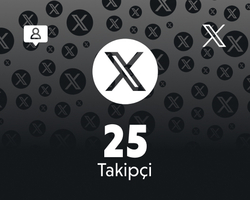 Twitter (X) 25 Takipçi