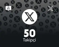 Twitter (X) 50 Takipçi