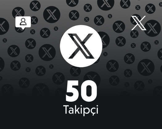 Twitter (X) 50 Takipçi
