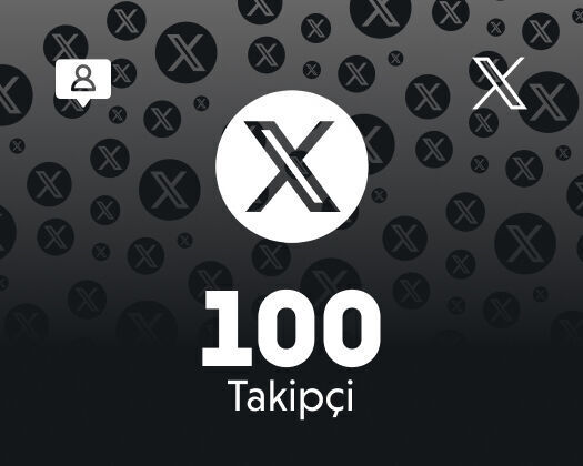 Twitter (X) 100 Takipçi