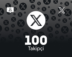 Twitter (X) 100 Takipçi