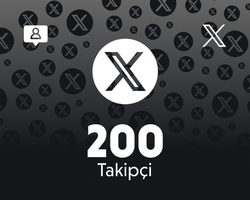 Twitter (X) 200 Takipçi