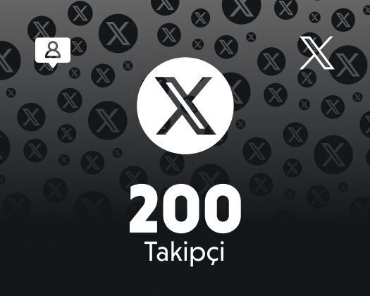 Twitter (X) 200 Takipçi