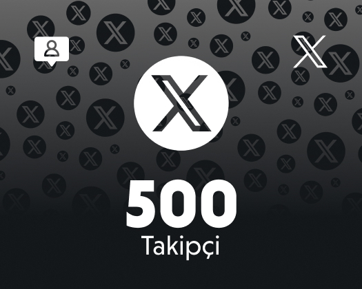 Twitter (X) 500 Takipçi