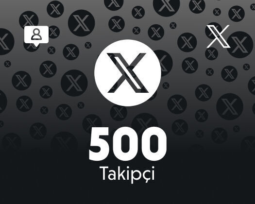 Twitter (X) 500 Takipçi