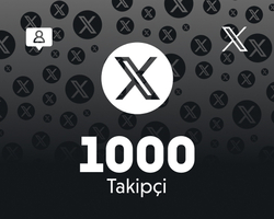 Twitter (X) 1000 Takipçi
