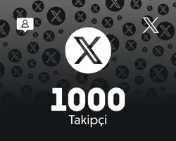 Twitter (X) 1000 Takipçi