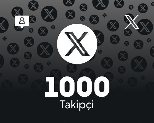 Twitter (X) 1000 Takipçi