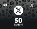 Twitter (X) 50 Beğeni