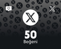 Twitter (X) 50 Beğeni