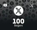 Twitter (X) 100 Beğeni