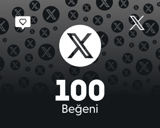 Twitter (X) 100 Beğeni