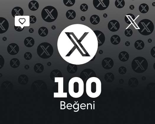 Twitter (X) 100 Beğeni