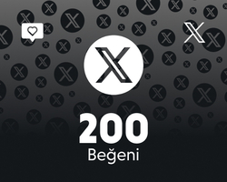 Twitter (X) 200 Beğeni