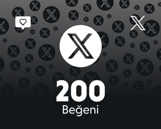 Twitter (X) 200 Beğeni