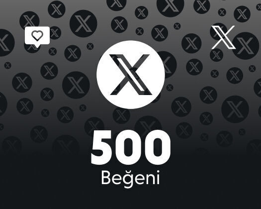 Twitter (X) 500 Beğeni