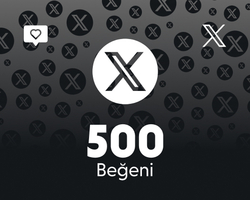 Twitter (X) 500 Beğeni