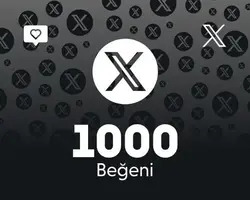 Twitter (X) 1000 Beğeni