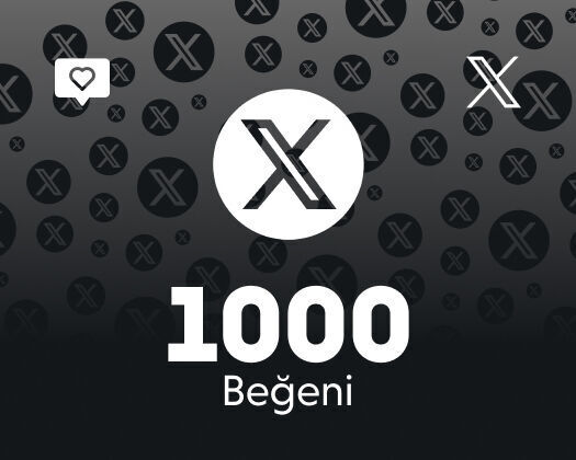 Twitter (X) 1000 Beğeni