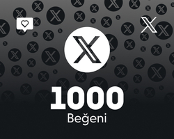 Twitter (X) 1000 Beğeni