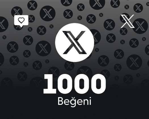 Twitter (X) 1000 Beğeni