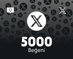 Twitter (X) 5000 Beğeni