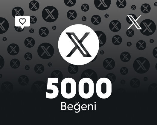 Twitter (X) 5000 Beğeni