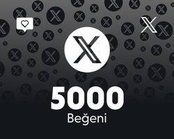 Twitter (X) 5000 Beğeni