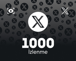 Twitter (X) 1000 İzlenme