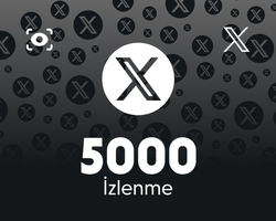 Twitter (X) 5000 İzlenme