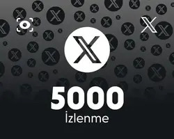 Twitter (X) 5000 İzlenme
