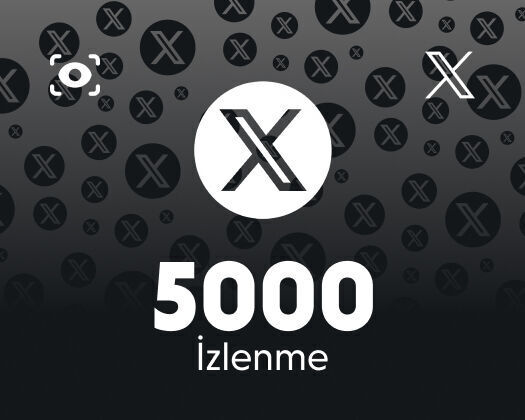 Twitter (X) 5000 İzlenme