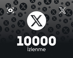 Twitter (X) 10000 İzlenme